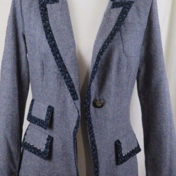 30% off Anthropologie Nick & Mo Navy Blazer - Picture 3 of 8